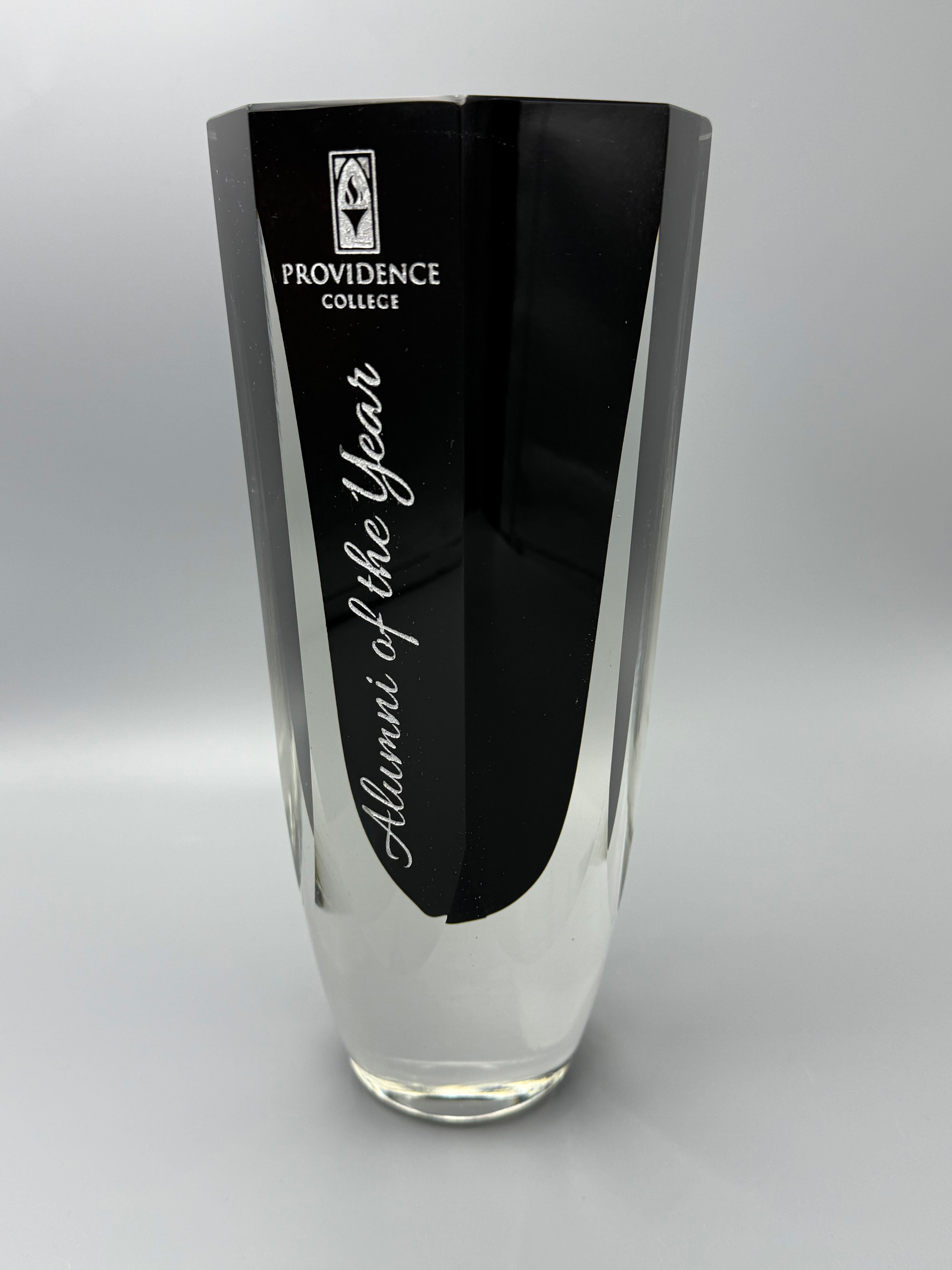 Art Glass Black Vase