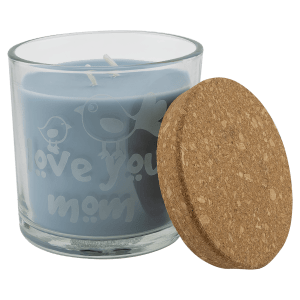 14 oz. Scented Candle in a Glass Holder with Cork Lid