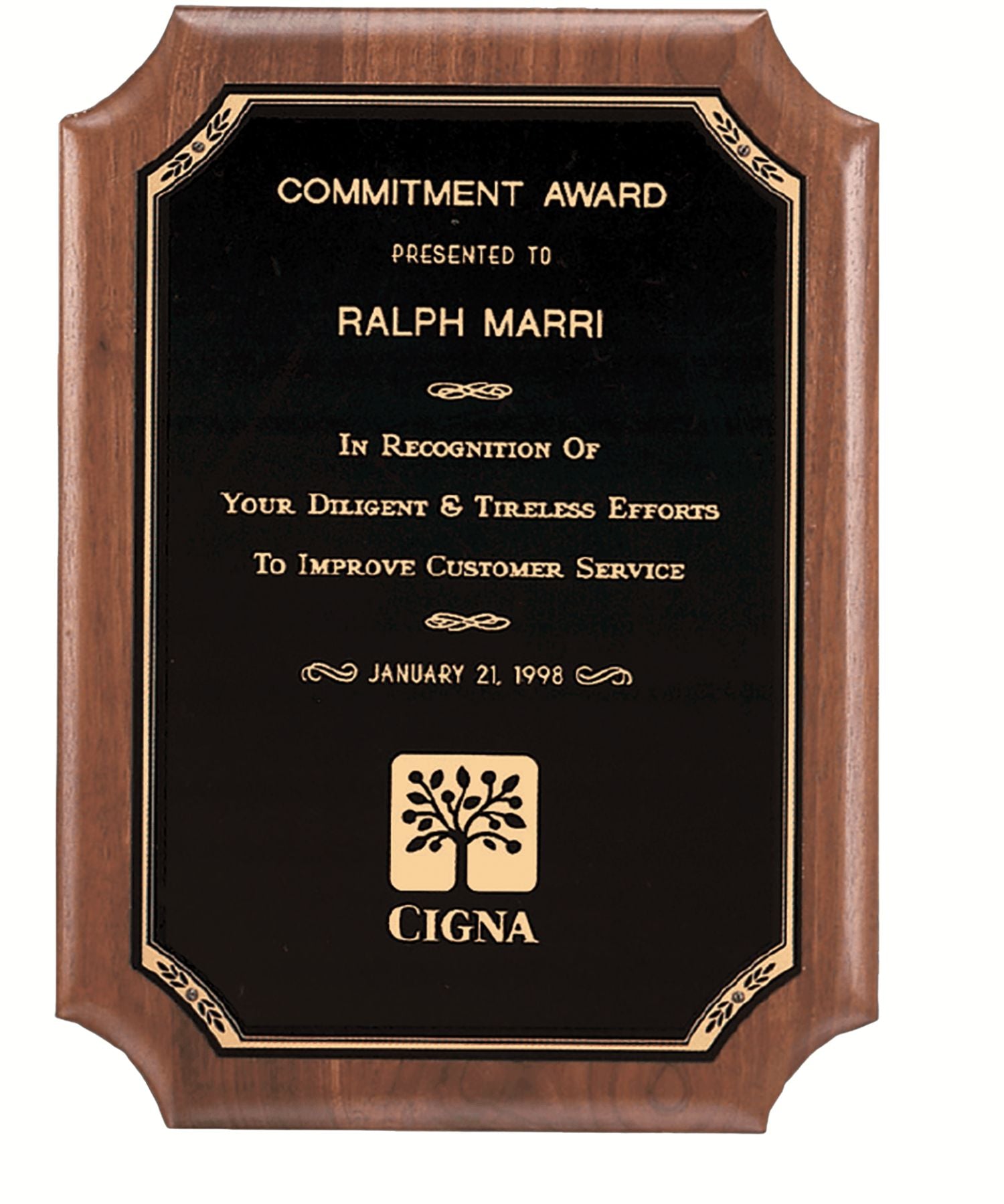 American Walnut 11 x 15 Plaque