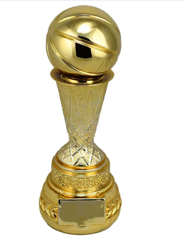 Bright Gold 15" basketball award