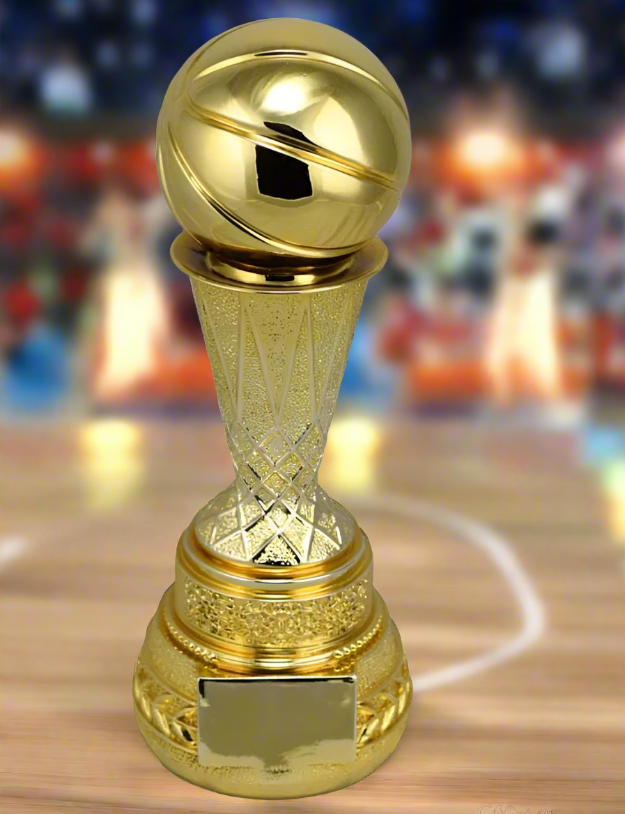 Bright Gold 15" basketball award