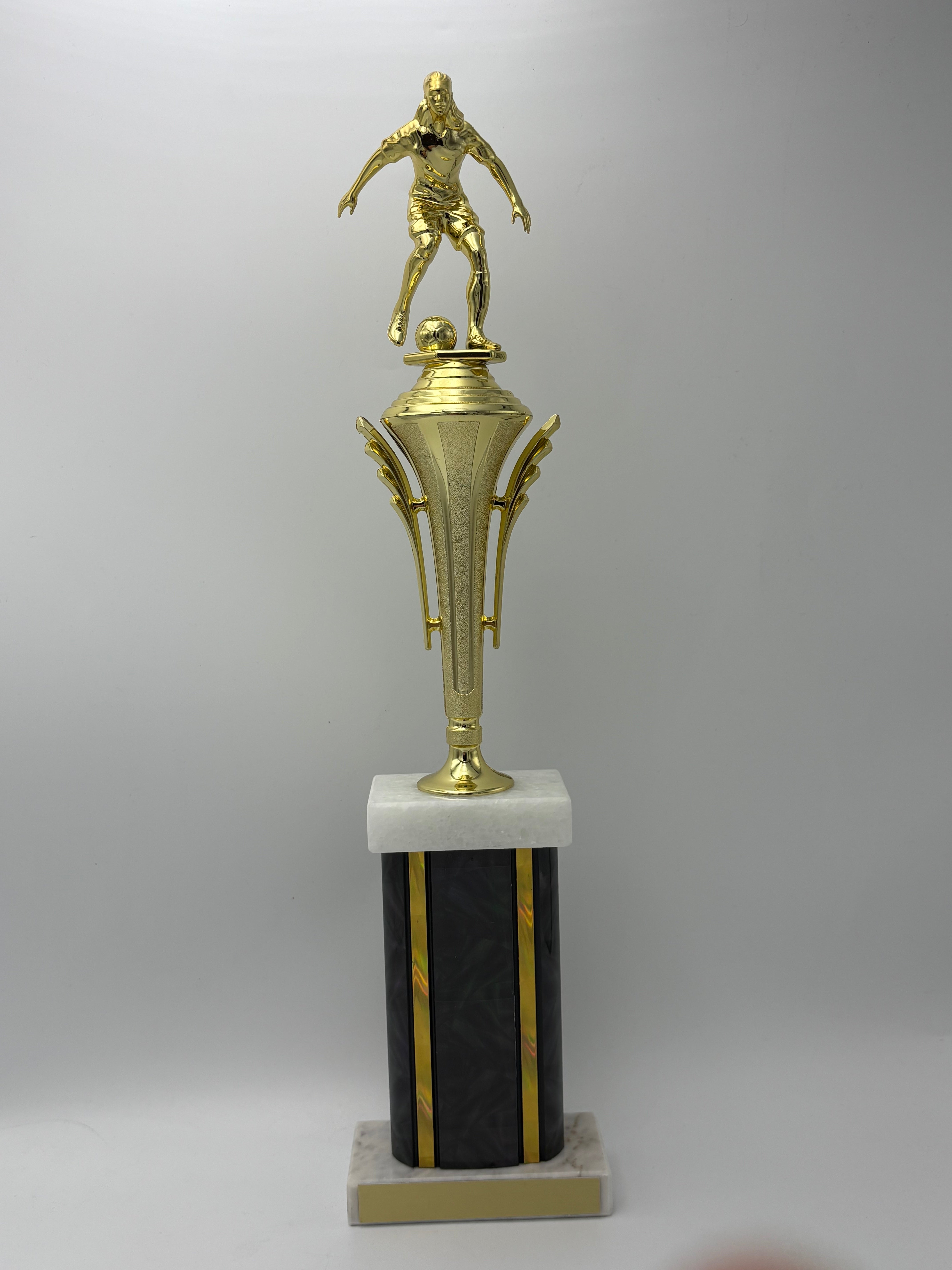 Rectangle Column with Trumpet Cup