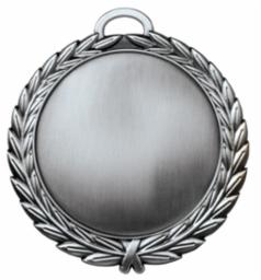 Cast silver medallion holder