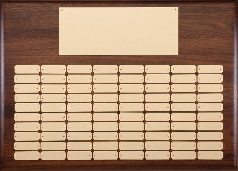 Walnut Perpetual Plaque