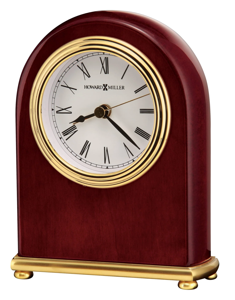 Howard Miller Rosewood Arch Tabletop Clock