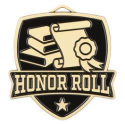 Honor roll medals with neckribbon
