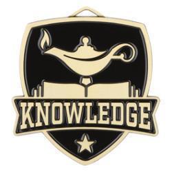 lamp Of Knowledge medals with neck ribbon