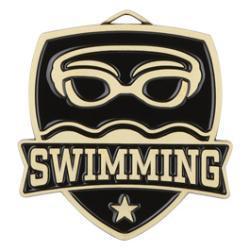 Swim Medals with neck ribbon