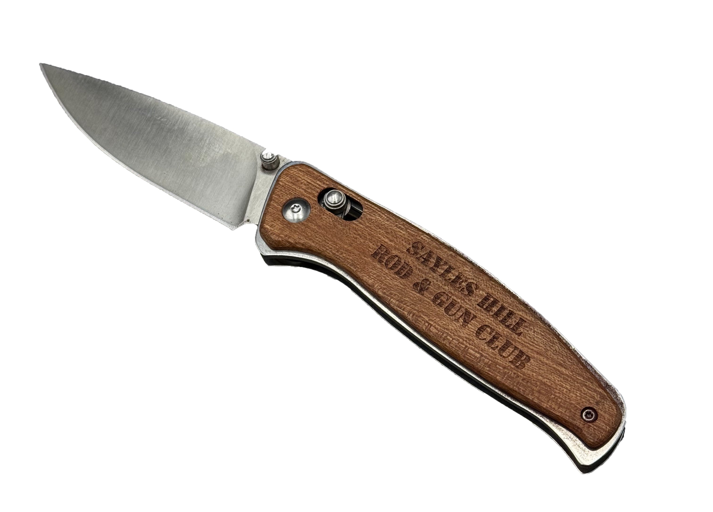 Button Lock Knife