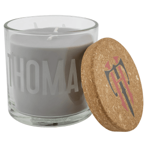 14 oz. Scented Candle in a Glass Holder with Cork Lid