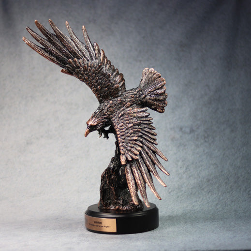 Copper Finish Bronze Eagle in Rhode ISland