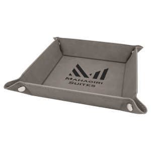 Leatherette Snap Up Tray