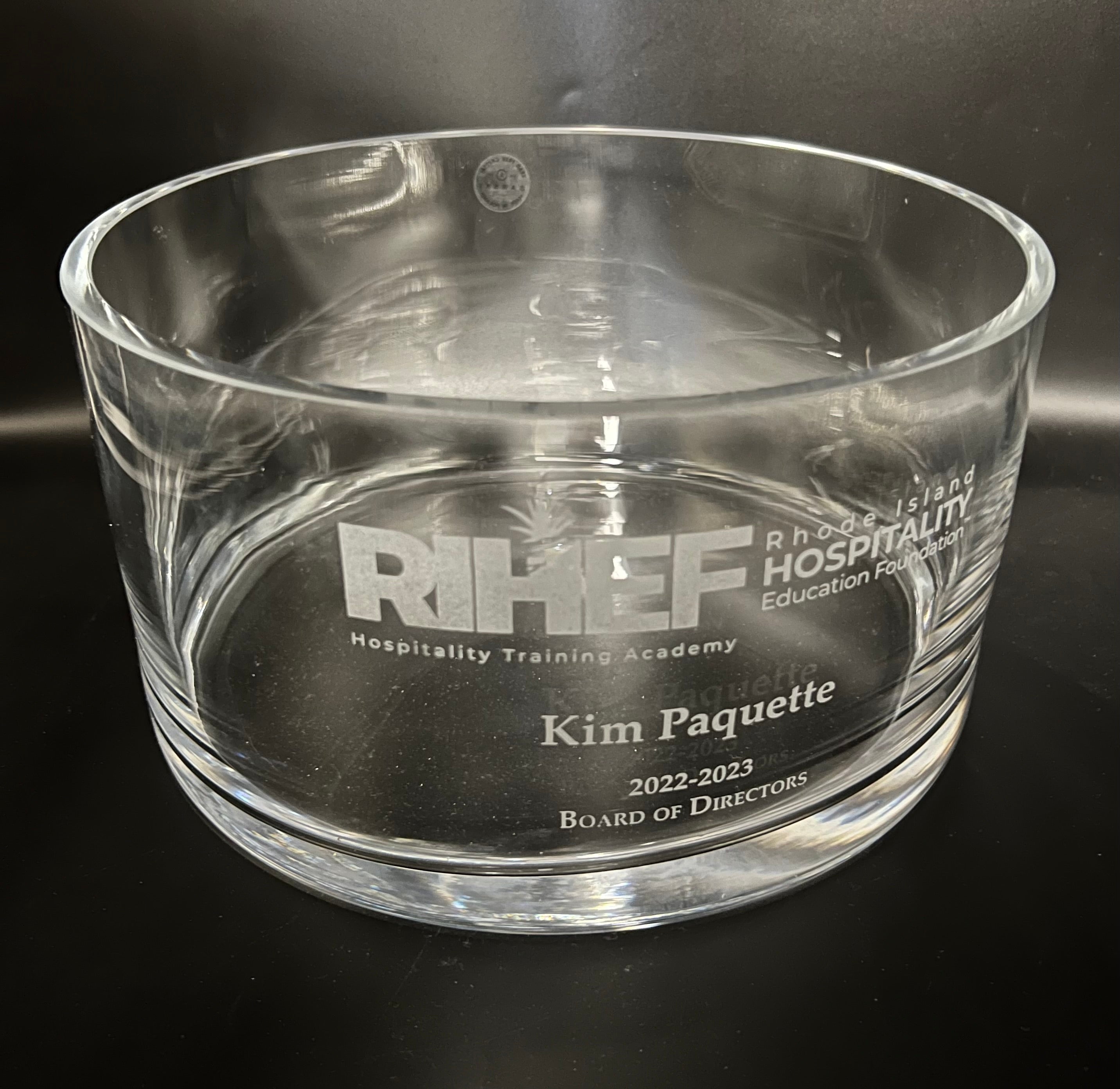 European 10" Straight Edge Glass Bowl