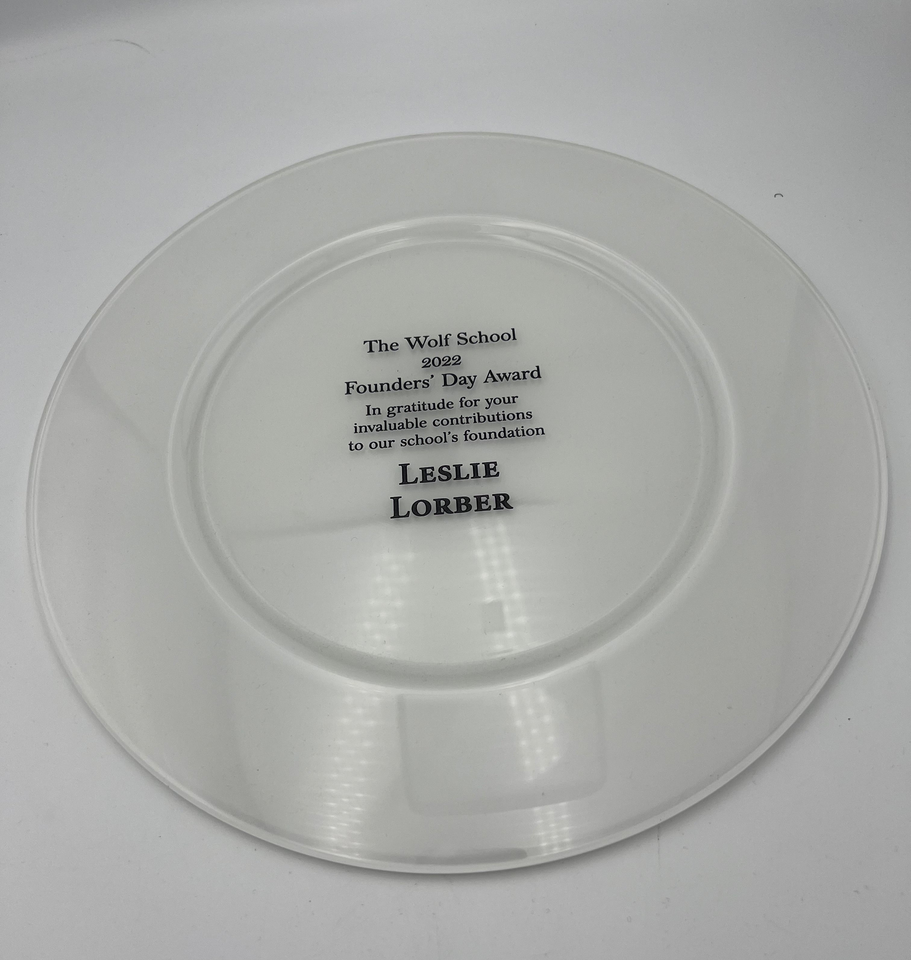 Glass Plate 12.5" Diameter