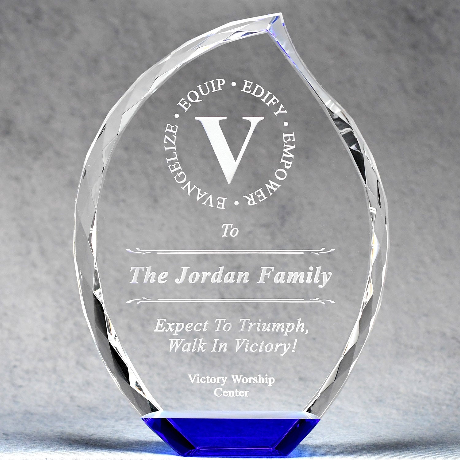 Blue Crystal Flame award
