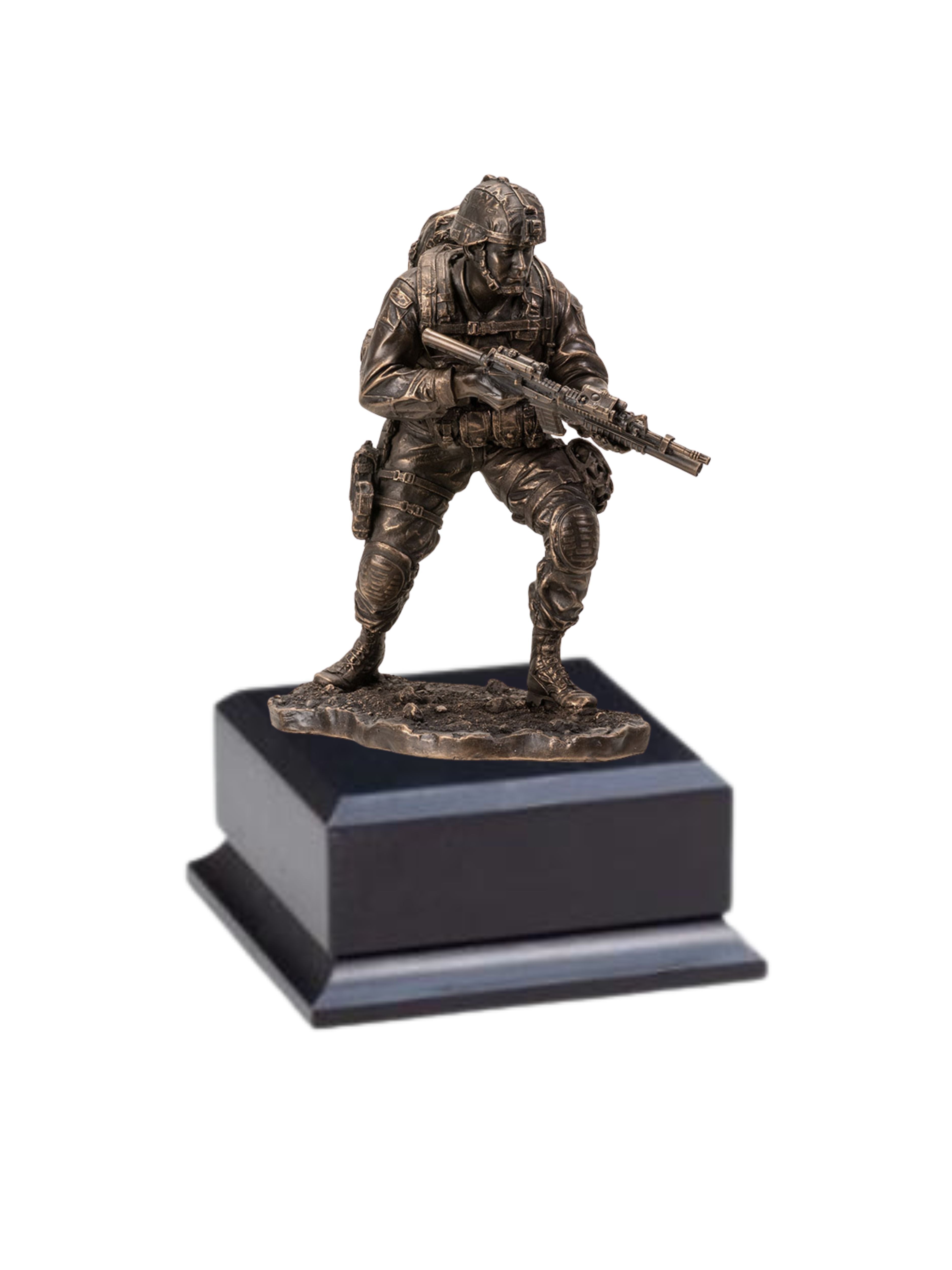 Soldier On The Move Statue