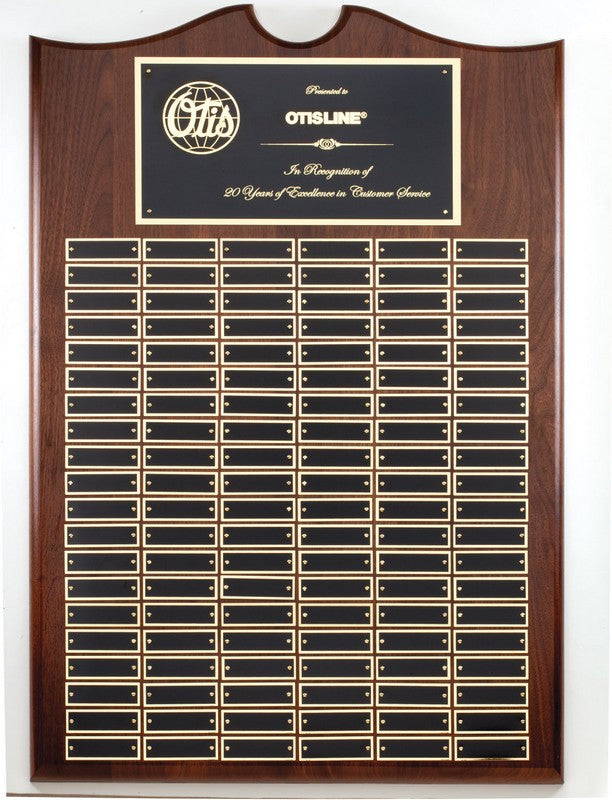 Walnut Perpetual Plaque