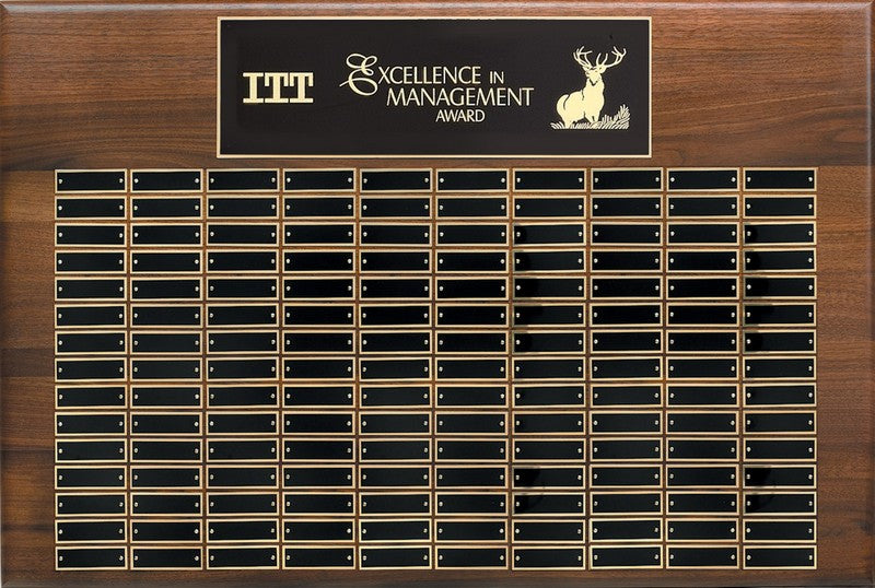 Walnut Perpetual Plaque