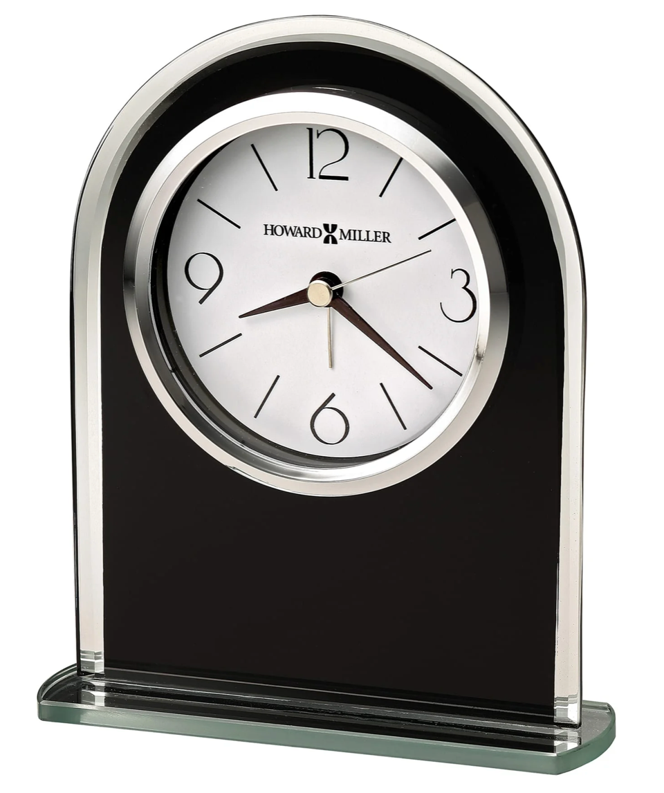 Howard Miller Ebony Luster Tabletop Clock