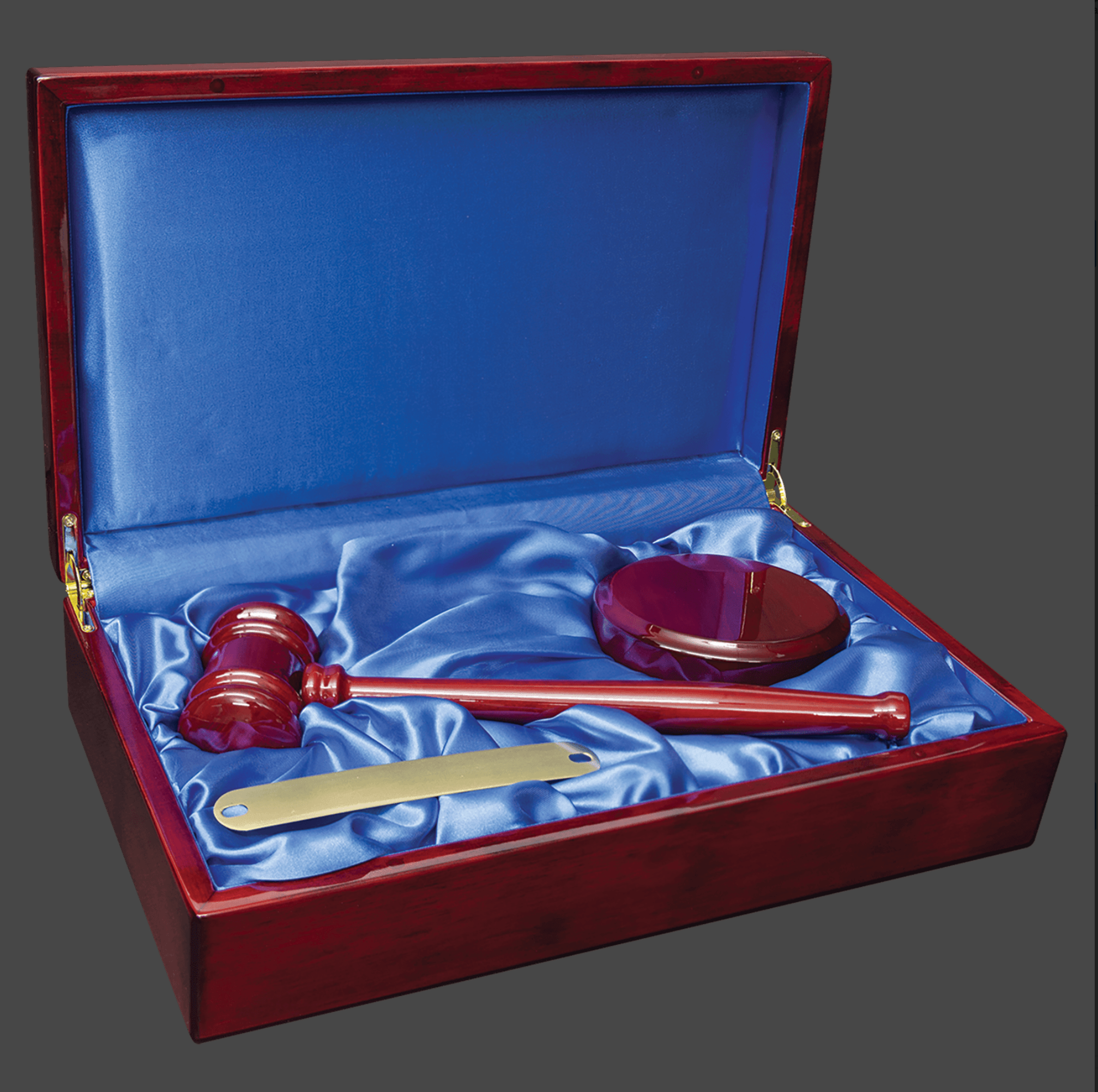 Rosewood Piano finish Directors Gavel Set