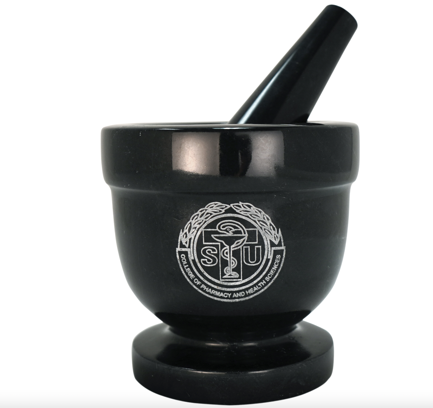 Engraved Mortar and Pestle