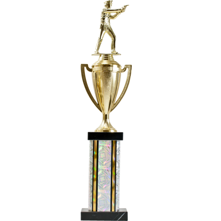 Cup Series Rectangle Column Trophy
